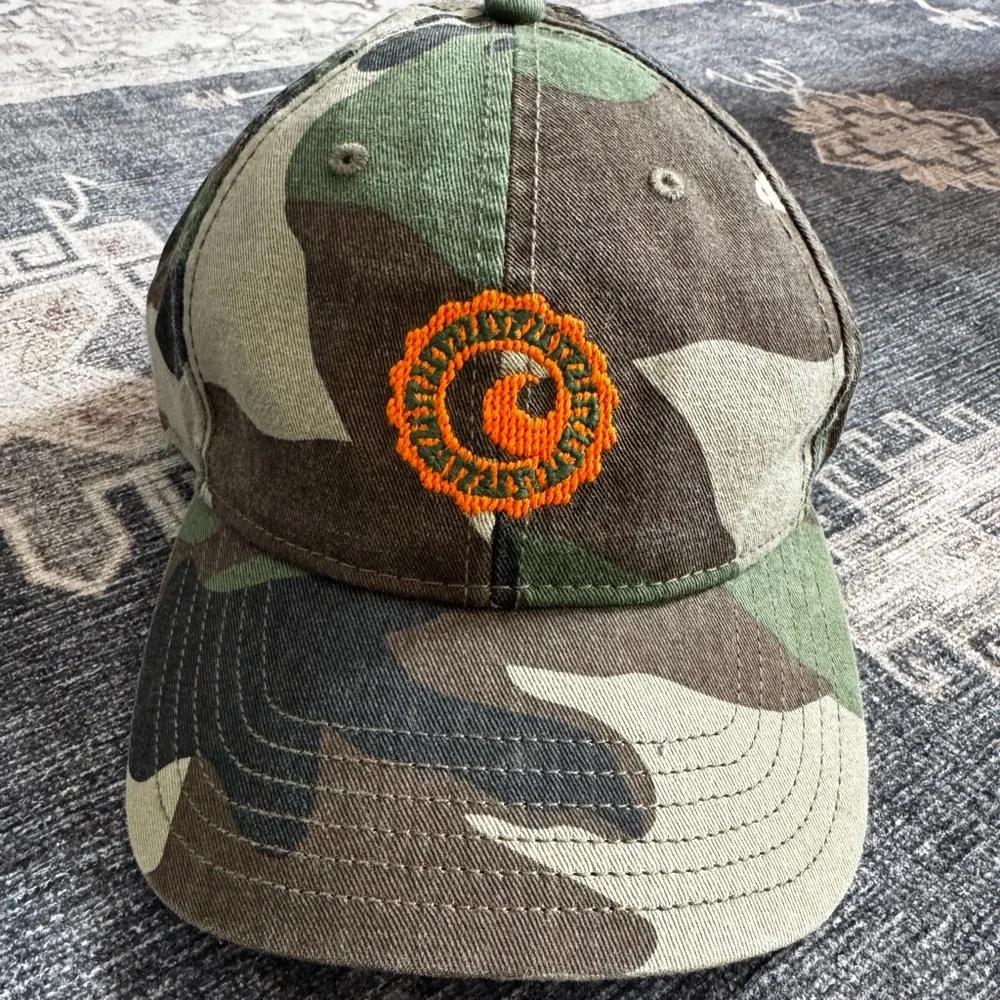 Harding-Lane Cisco Brewery Camouflage Baseball Cap with Orange Embroidery - Picture 1 of 5
